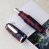 PENS MAJOHN Q1 REDBLUE Akryl Mini Fountain Pen Harts Portable Ink Pen Iridium EF/F NIB Med Box Short Writing Present Set