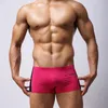 Sous-fonds Boxer shorts gay sous-vêtements pour hommes serrés Trunks Splice Design Super Men Boxer Soft Boîtres Mémure Houstable