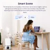 Steuerung von Sonoff SNZB02D Zigbee 3.0 Smart Temperatur Feuchtigkeitssensor 2,5 "LCD -Bildschirm Smart Szene kompatibel mit GoogleHome Alexa