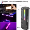 Megaphone ulanzi ilight VL119 RGB handheld light led rgb stick 25009000k fotografie verlichting magnetische buis licht voor videvlog