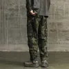 Pantalon masculin automne et hiver à la mode de camouflage couvre les couvertures droites de la jambe lâche décontractée