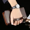 Wallets Fashion Men's Wallets Brand Large Zipper Wristlets Phone Man Clutch Bag Business Card Holders Male Leather Wallet Coin Purses