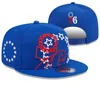 Philadelphia''76ers'' Ball Caps 2023-24 Unisexe Fashion Cotton Finales Champions Baseball Cap Snapback Hat Men Femmes Femmes Sun Hat Embroderie Spring Summer Cap grosse A2