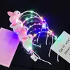 24PCS Girl Women Leuchten Sie das glückliche Jahr Fox Rabbit Cat Horn Ohrstirnband LED GLOW HARBANGETRIEGE COSTEUM RAVE HAIR Accessoires 240417