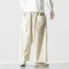 2024 Herren Cargo Hosen Seitentaschen Männer Harem Hosen Streetwear Fashion Frau Jogger Jogginghose Lose übergroße Hosen 5xl 240403