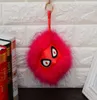 Kreki futra Pom Fake Ball Ball Chain Porte Clef Pompom de Fourrure y Bag Charms KeyringKeyCheKeykeKeyChains6592832