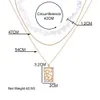Naszyjniki wiszące styl plaży przezroczyste nieregularne kryształowe koraliki Choker Naszyjnik dla kobiet wielowarstwowy smok metalowy łańcuch liny nowa biżuteria Y240420