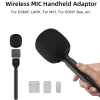Enregistreur Microphone sans fil Stick Grip pour DJI MIC 2 / MOMA / NODE GO / Microphones Relaxart Interview Enregistrement Adaptateur