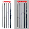Phishger Spinning Baitcasting Travel Carbon Mini Goods for Fishing Rods Casting Gewicht 5-30 g M Fast Ultralight Lure Trout Pool 240415