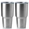 Gobelers 30oz / 2pack double mur aspirateur de voyage isolée tasse de café tasse de café - gobelet en acier inoxydable avec couvercle pour boissons froides (argent 3