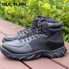 Cycling Shoes Tactical Boots Men Women Outdoor Army Military Climbing Hiking Breathable Mid-top Men's Desert Combat