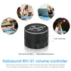 Amplifier Nobsound Mini 3.5mm Volume Controller Knob Speaker Audio 3.5mm I/O Desktop Adjuster BOX for PC / Amplifier / Active Speakers