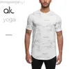 Desguerger Alooo Yoga T-shirt Top Cabine Short Man Men Al Mens Casurunning Fitness Cost ShortSleeved Sports Sports Tshirt Sweatabsorbing Quick-Wrying