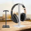 حامل سماعة الرأس Universal Aluminuim Headset حامل الألومنيوم دعم شريط سماعة رأس مرن مسند رأس مسند أزياء أزياء