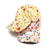 Tapas de pelota 2024 Spring Summer Polyester estampado Casquette Capilla de béisbol Sombreros ajustables al aire libre para mujeres 22
