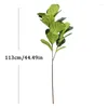 Decorative Flowers 105/113cm Artificial Ficus Tree Branches Large Banyan Leaves Fake Rubber Plants Plastic Tall Plant For Home Garden