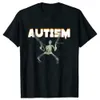 T-shirts masculins autism meme t-shirt drôle humour introvert cadeau conscience neurodivergent t-shirts hommes femmes tshirt coton été court slve t y240420