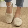 Casual Shoes Shallow Breathe Female 2024 Summer Trend Versatile Women's Flat Comfort Soft-soled Flats Office Lady Footwear