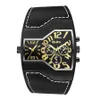 Oulm New Watchs Men Brand Luxury Brand Multiple Time Frid