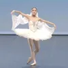 Dorosły biały profesjonalny profesjonalny balet Tutu Kobiety taniec baletowy konkurs kostium łyżwiarki figurowej sukienka Swan Lake Balet Girls 240411
