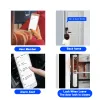 Contrôle IP66 Patio en aluminium Porte en verre coulissant Smart Lock TT Lock Application Handle Handle Keypad Empreinte digitale RFID Electronic Digital Lock