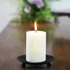 Kandelaars 2 PCS Candlestick Base Decors Tray voor huishoudelijke eetkamer EL Wedding Decoration Bar Party Living Decor