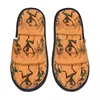 Slippers Winter Slipper Woman Man Fashion Fluffy Warm Dancing African Aborigines House Funny Shoes