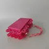 Sacchetti caldi rosa verde rosa borse in scatola acrilica borse da sera sacca per le spalle per banchetti di nozze Bolsa femminina Mini borsetta