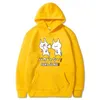 Hoodies masculins 2024 anime baka hip hop mash hop harajuku streetwear sweat à capuche sweat-shirt tops vêtements