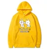 Bluzy męskie 2024 Anime Baka Hip Hop Men Harajuku moda streetwear z kapturem bluzy bluzy bluzy bluzy