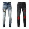 designer jeans luxury mens jeans Hiking Pant Ripped Hip hop High Street Fashion Brand Pantalones Vaqueros Para Hombre Motorcycle Embroidery Close fitting 90707880