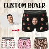 Men Gift Custom Face Boxer Valentines Day Gift Personalizzati PO Mbianchesi Design Birthday Bolser per fidanzato marito 240420