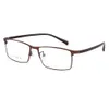 O óculos de liga óptica Gmei Men Frames for Men Eyewear Templos Flexíveis Pernas de Liga Eletroplatação IP IP Espectáculos Y7011 240418