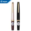 Pens Pilot Elite 95S 14K Pen Gold Ef/F/M Nib Limited versão Pocket Fountain Pen Champagne Gold/Black Perfect Gift 2019