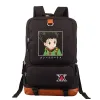 Рюкзаки Backs Backs rackpack Bookbags Comtent студенты школьные сумки мужчины японское аниме Hunter x Hunter Cool Killua Print Boys/Girls Daypack