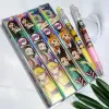 Pennen 36 PCS/Lot Creative Demon Slayer Gel Pen Leuke 0,5 mm zwarte inkt pennen cadeau Stationery Office School Supplies Groothandel