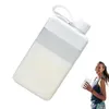 Bouteilles d'eau bouteille plate pour le bourse 450 ml de conception de voyage Boire sur le tour