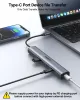 ハブMokin 4ポート10GBPS USB 3.1 CスプリッターUSB CハブマルチポートアダプターPD 100W充電MacBook Pro/Airipad電話表面Pro