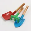 3PCSSet Beach Shovel Toy Toy Kids Outdoor Digging Sand Play Tool Summer Playing Shovels House Toys 240411