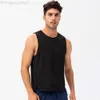 Desginer Alooo Yoga t Shirt Top Clothe Short Man Men Originsports Vest Moisture Wicking and Quick Drying Fitness Basketball Mens Loose Fitting Training Suit