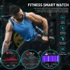 CONTRÔLE 2023 Nouveau sport extérieur Smart Watch Men Bluetooth Call Heart Care Monitor 800mAh 123 Sport Mode Fitness Tracker Watch Smartwatch