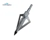 Accessoires 12 stks krachtige jachtpijlpunten scherp 3 messen roestvrije vispijl tips stalen aluminium legering Broadheads voor kruisboog boog