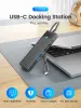 HUBS ORICO USB C HUB Typec Docking Station to HDMICAPTIBLE USB 3.0 Adapter PD100W Card Read Splitter for MacBook Pro Airipad Pro