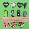 Sacs 50pcs en gros PVC Cat Mole Basic Witch Children Choos Charmes Accessoires Designer Decoration Fit Croc Jibz Backpack