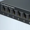 Controle 5/8Port Gigabit Switch Ethernet Smart Switter de alto desempenho 100/1000Mbps Ethernet Switch RJ45 Hub Internet injetor
