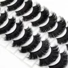 Visofree Eyelashes 3D Mink Lashes Fluffy Volume False Dramactic Cruelty Free Wispy Makeup Cilios 240420