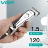 VGRヘアクリッパー充電式ヘアカッティングマシンコードレスヘアトリマー電気理髪室0mmメン用のカッティングブレードクリッパーv071 240408