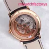 AP ATTORALAGE GORDE LA LIGNE 18K ROSE GOLD MÉCANATIQUE AUTALE MÉCANIQUE 41MM BLACK MENSE 15180OR.OO.A002CR.01 Crocodile en cuir STRAP