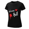 Women's Polos Touhou Project - Welcome Hell T-Shirt T Shirts For Womens Cute T-shirts Women