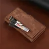 Wallets Multifunction Flip Leather Case voor iPhone 11 12 13 14 Pro Max X XS XR 6 7 8 Plus SE 2022 Lange Lanyard Zipper Wallet Card Cover